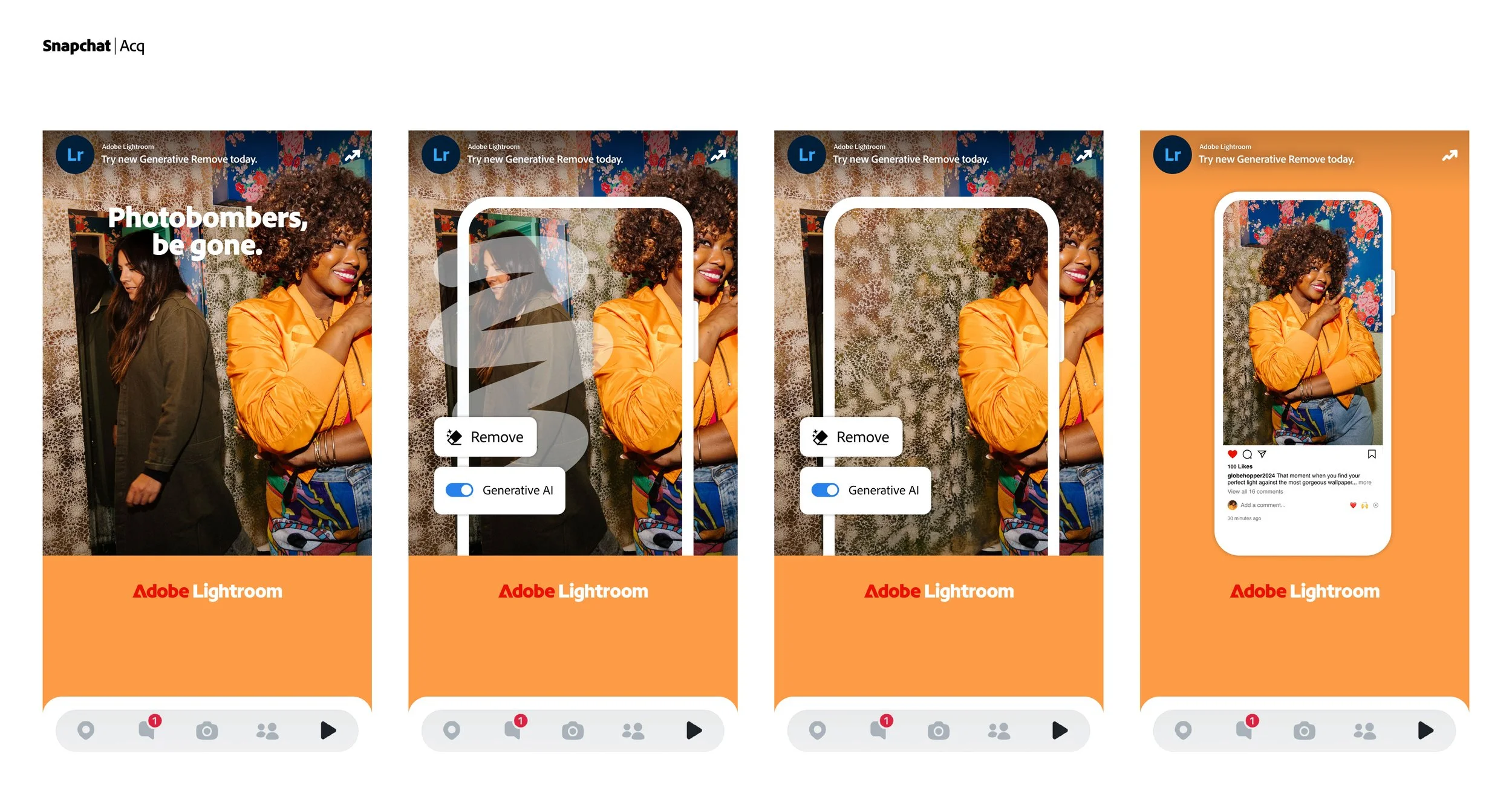 Performance Media Ad: SnapChat Carousel